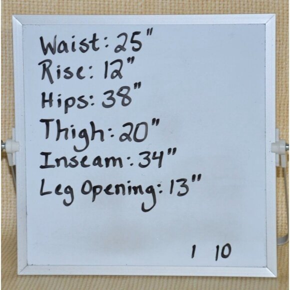 Vintage Rockies Slim Ladies Black Denim Straight Leg Jeans Size 28/7 Long Retro - Picture 10 of 10